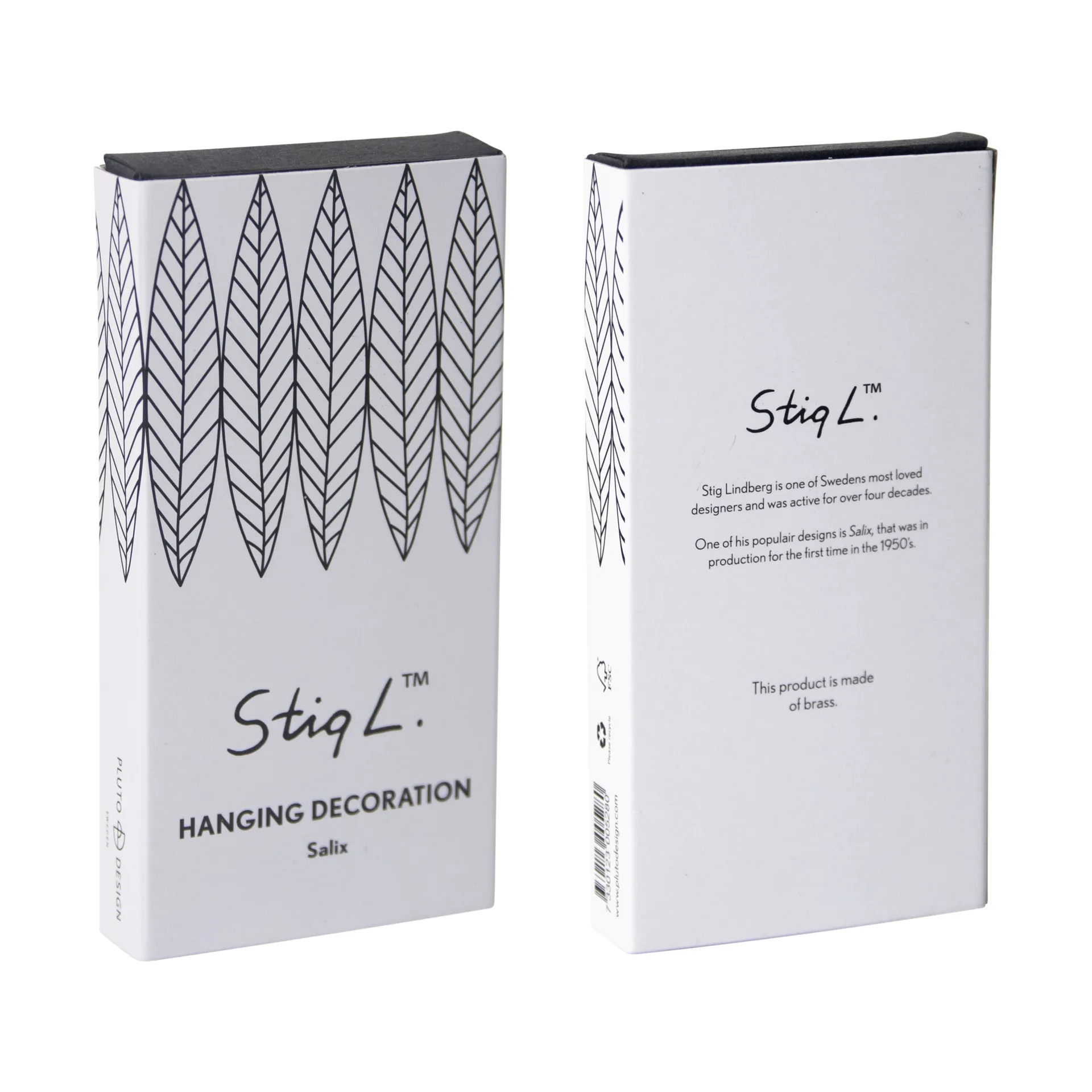 Stig L Salix Christmas tree decoration, Gold Pluto Design