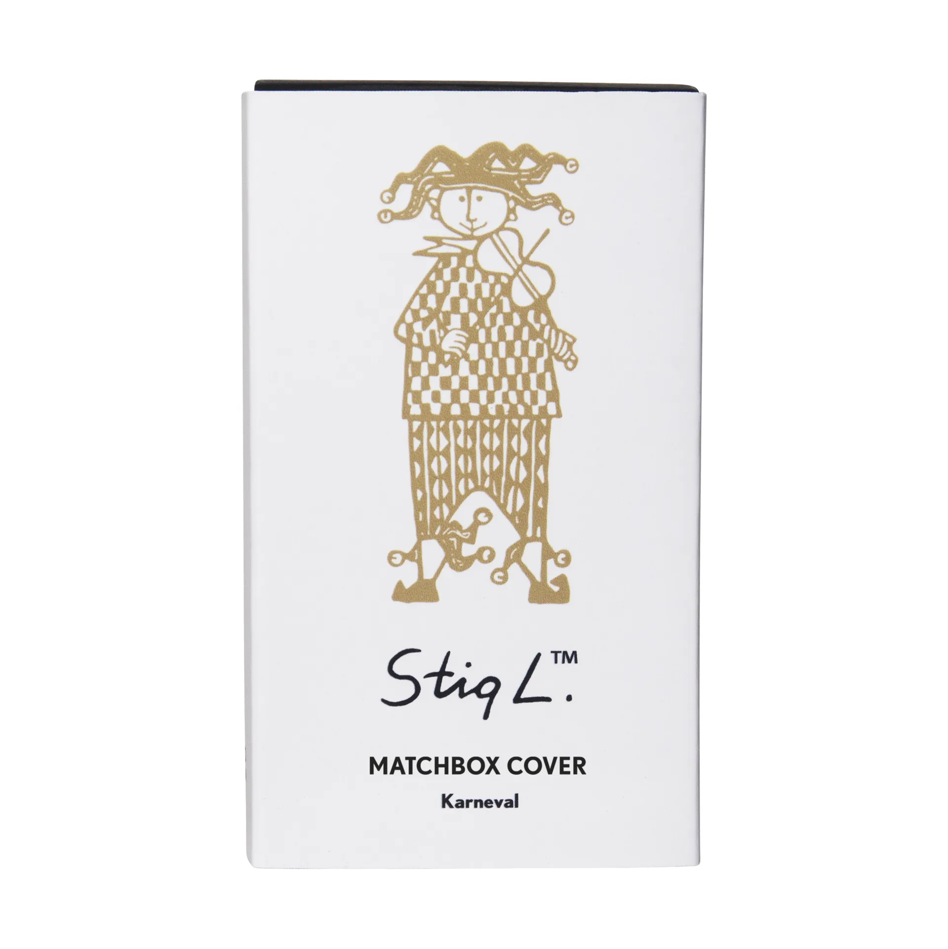 Stig Lindberg Karneval matchbox holder, Gold Pluto Design