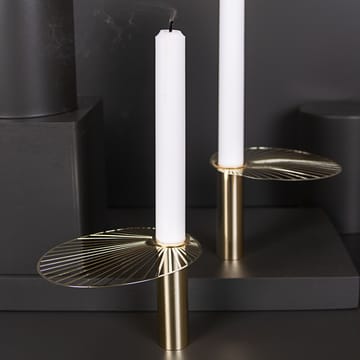 Sun candlestick large 9 cm - gold - Pluto Design