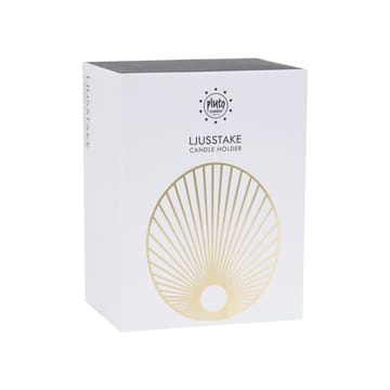 Sun candlestick large 9 cm - gold - Pluto Design