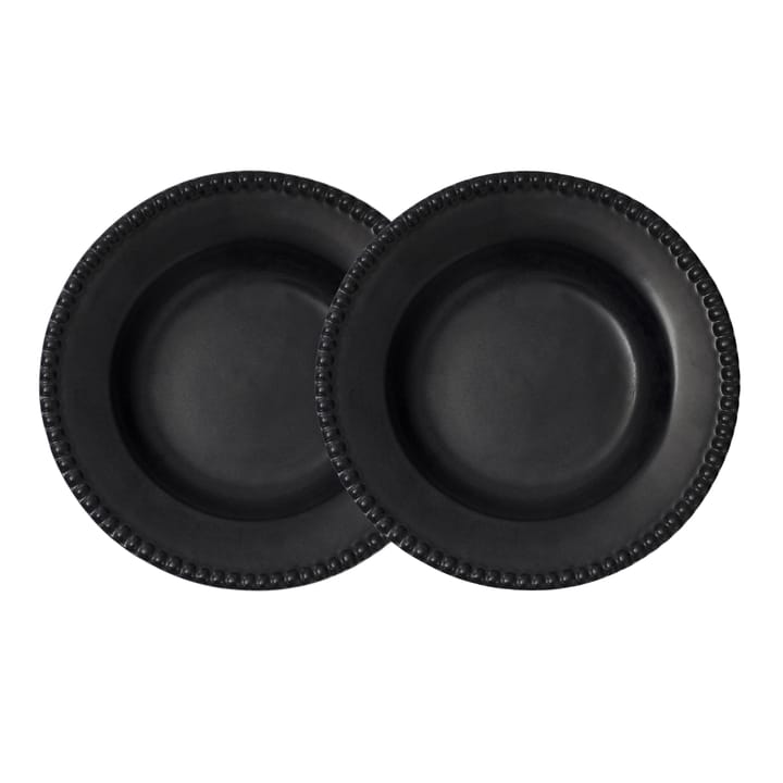 Daria deep plate Ø26 cm 2-pack - ink black - PotteryJo