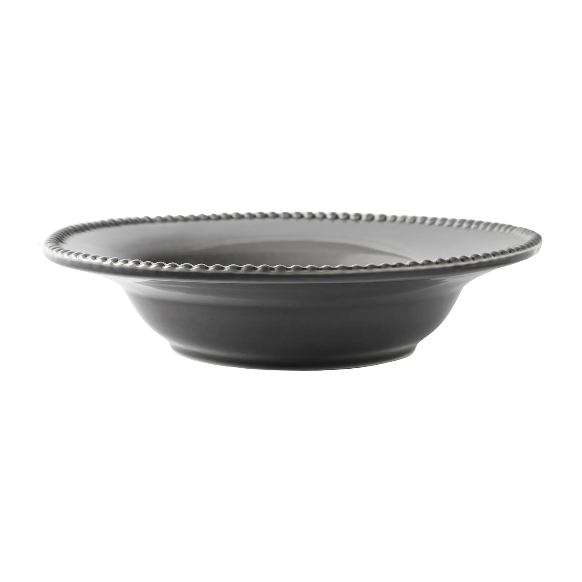Daria pasta plate Ø35 cm, Clean grey PotteryJo
