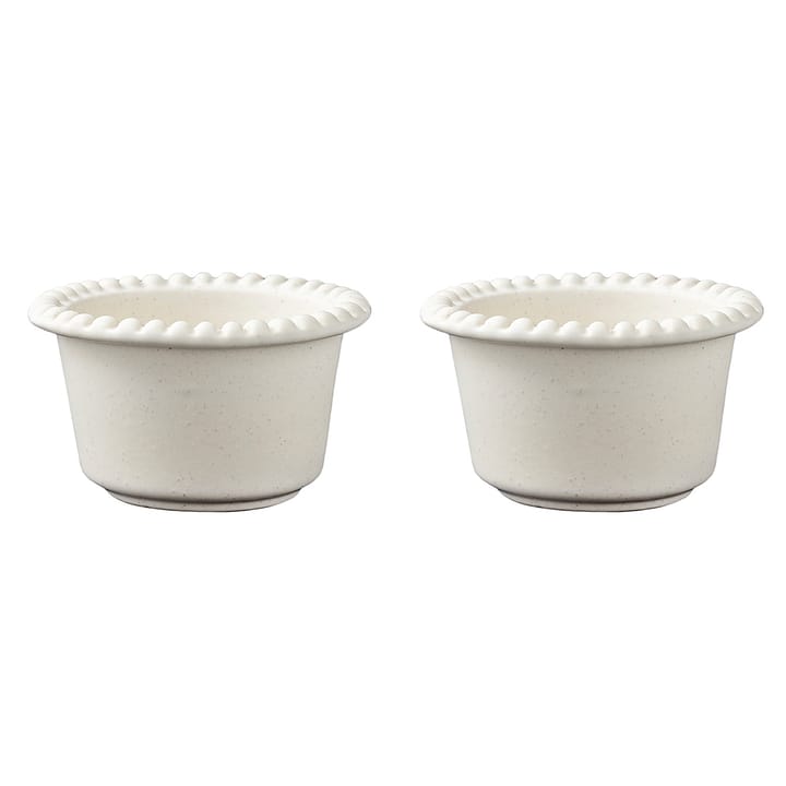 Daria small bowl Ø12 cm 2-pack, cotton white PotteryJo