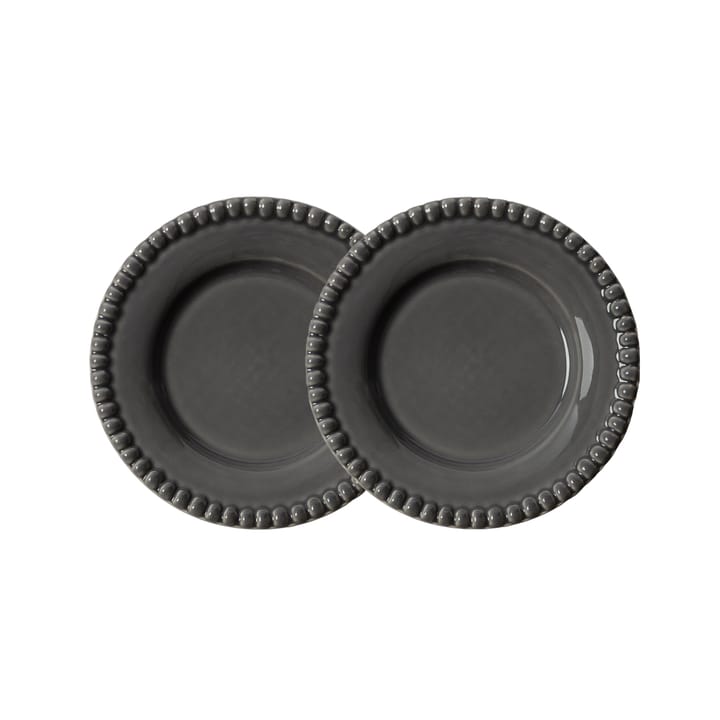 Daria small plate Ø18 cm 2-pack, clean grey PotteryJo
