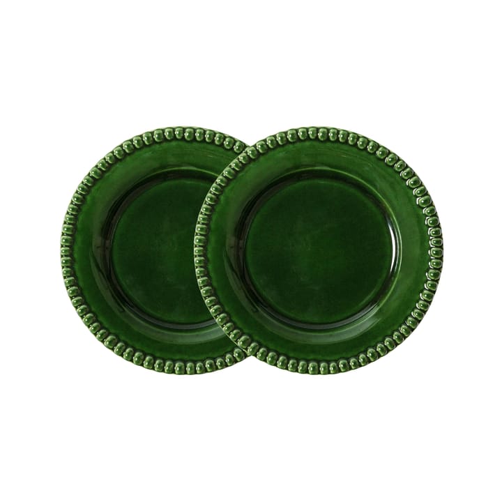 Daria small plate Ø18 cm 2-pack, Moss PotteryJo