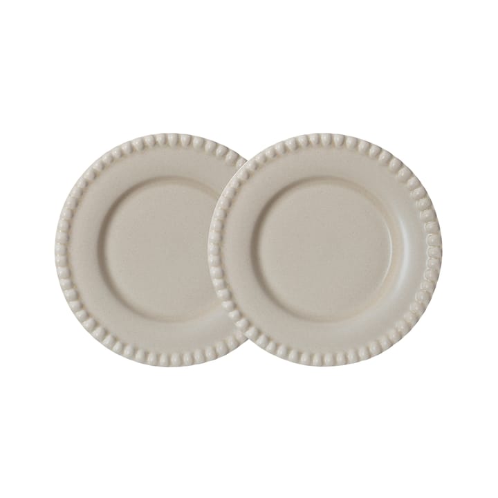 Daria small plate Ø18 cm 2-pack, Sand PotteryJo