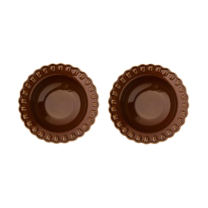 Tulipa deep plate Ø23 cm 2-pack - Umbra - PotteryJo