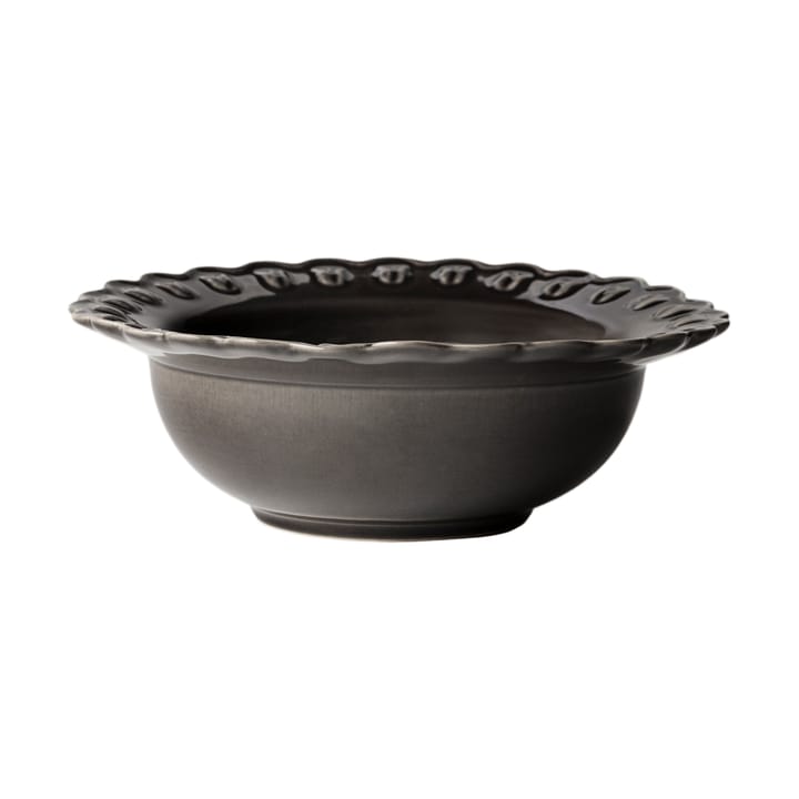 Tulipa deep plate small Ø17 cm 2-pack - Almost black - PotteryJo