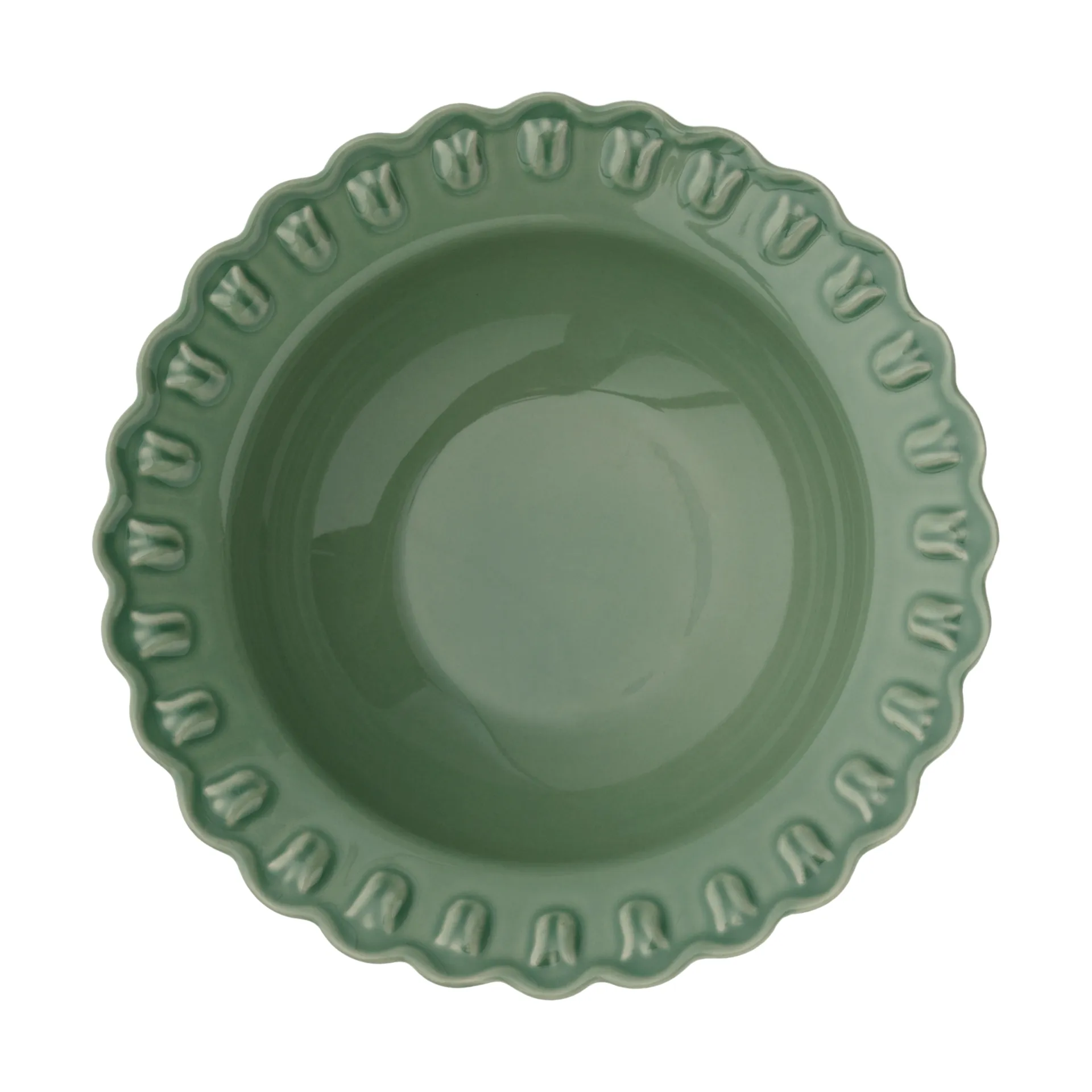 Tulipa deep plate small Ø17 cm 2-pack, Verona green PotteryJo