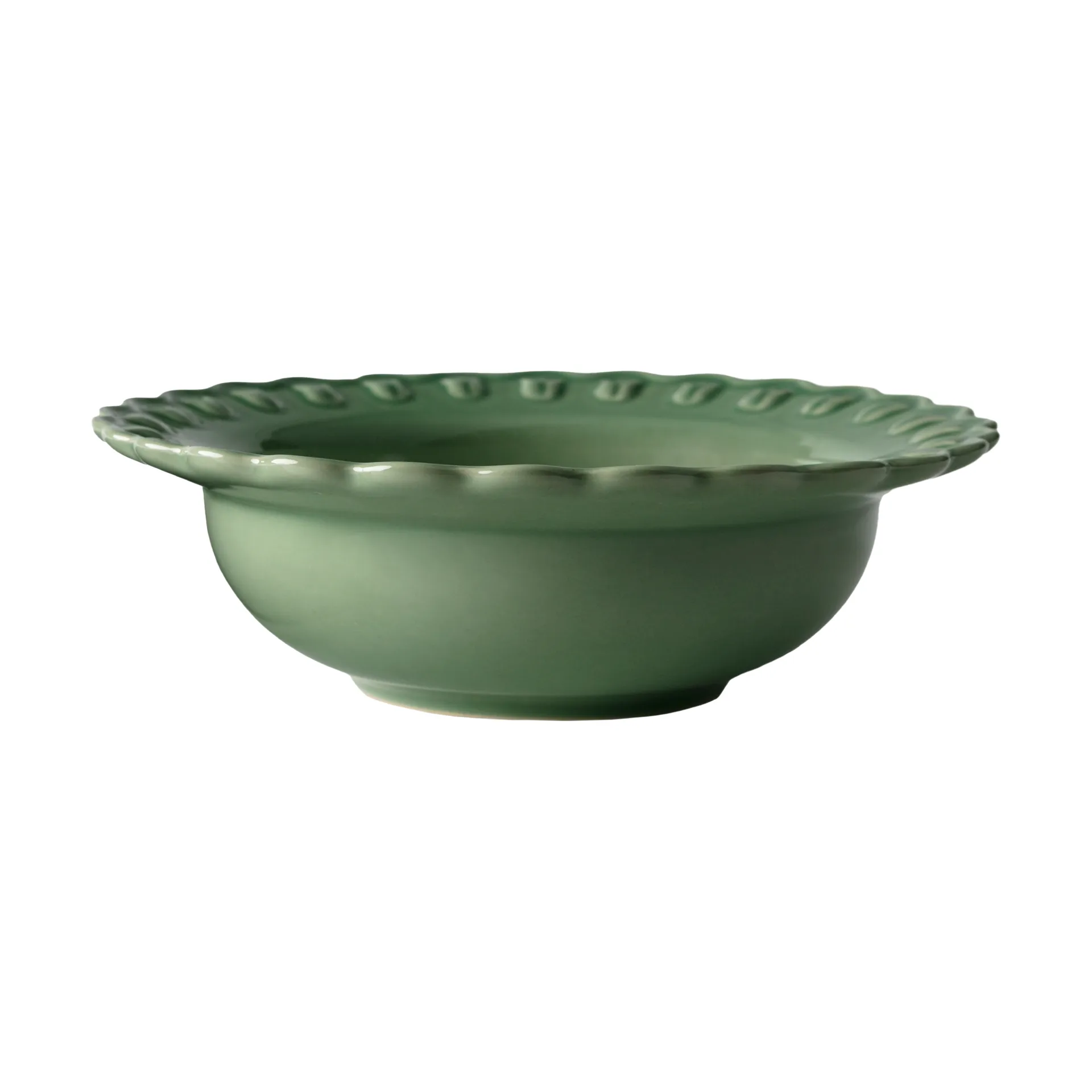 Tulipa serving bowl large Ø30 cm, Verona green PotteryJo