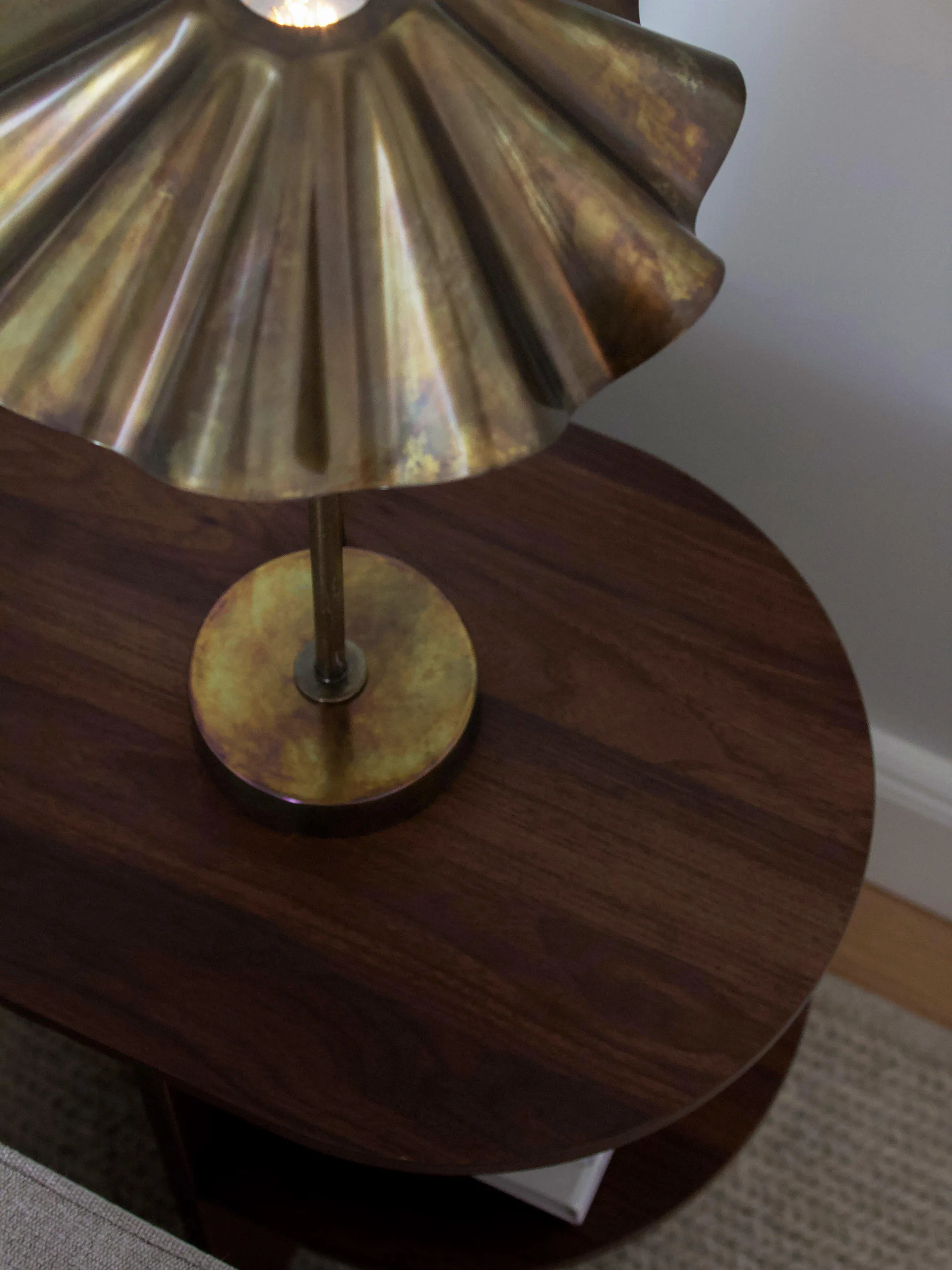 Aira table lamp, Burnished brass, 46 cm PR Home