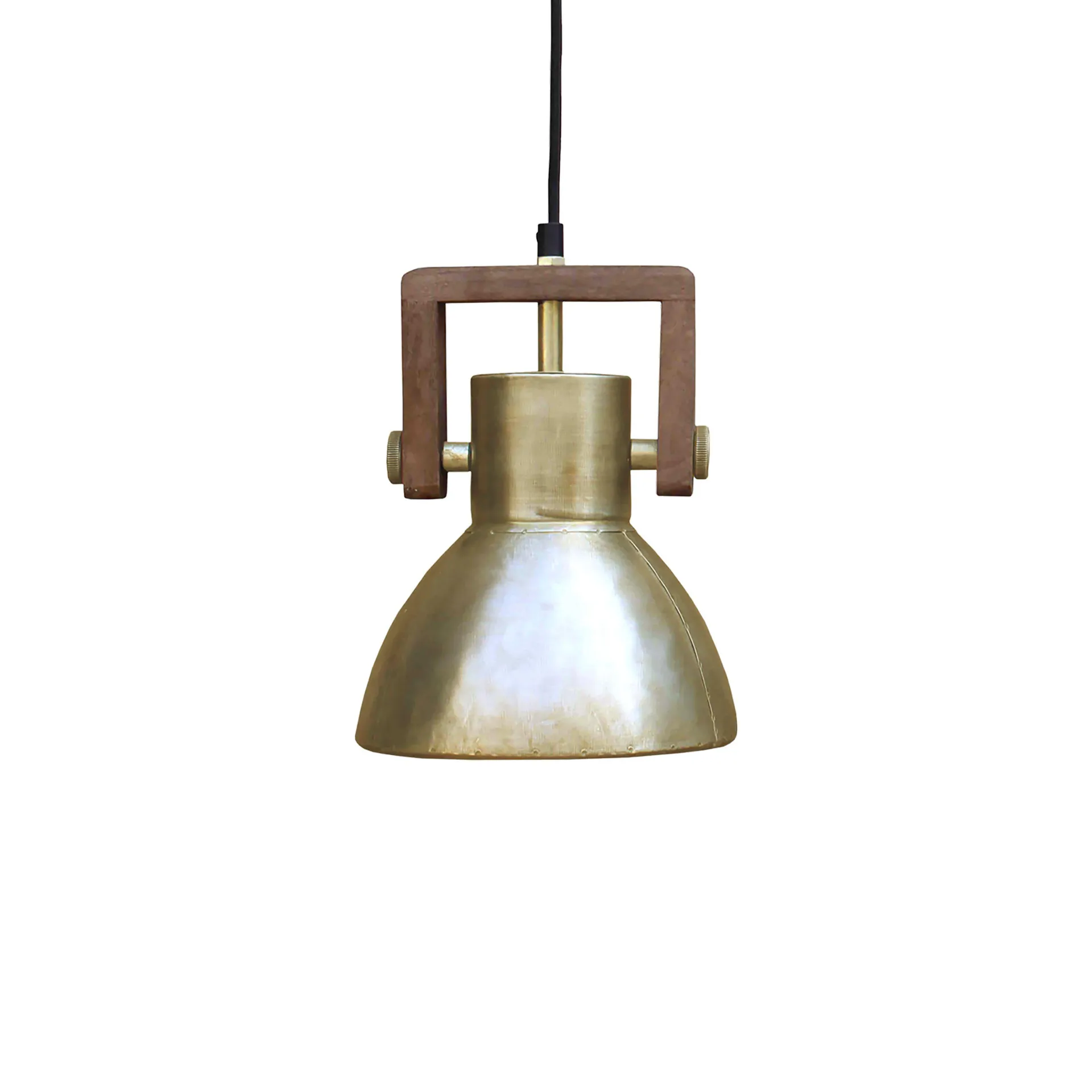 Ashby single ceiling lamp Ø19 cm, pale gold PR Home
