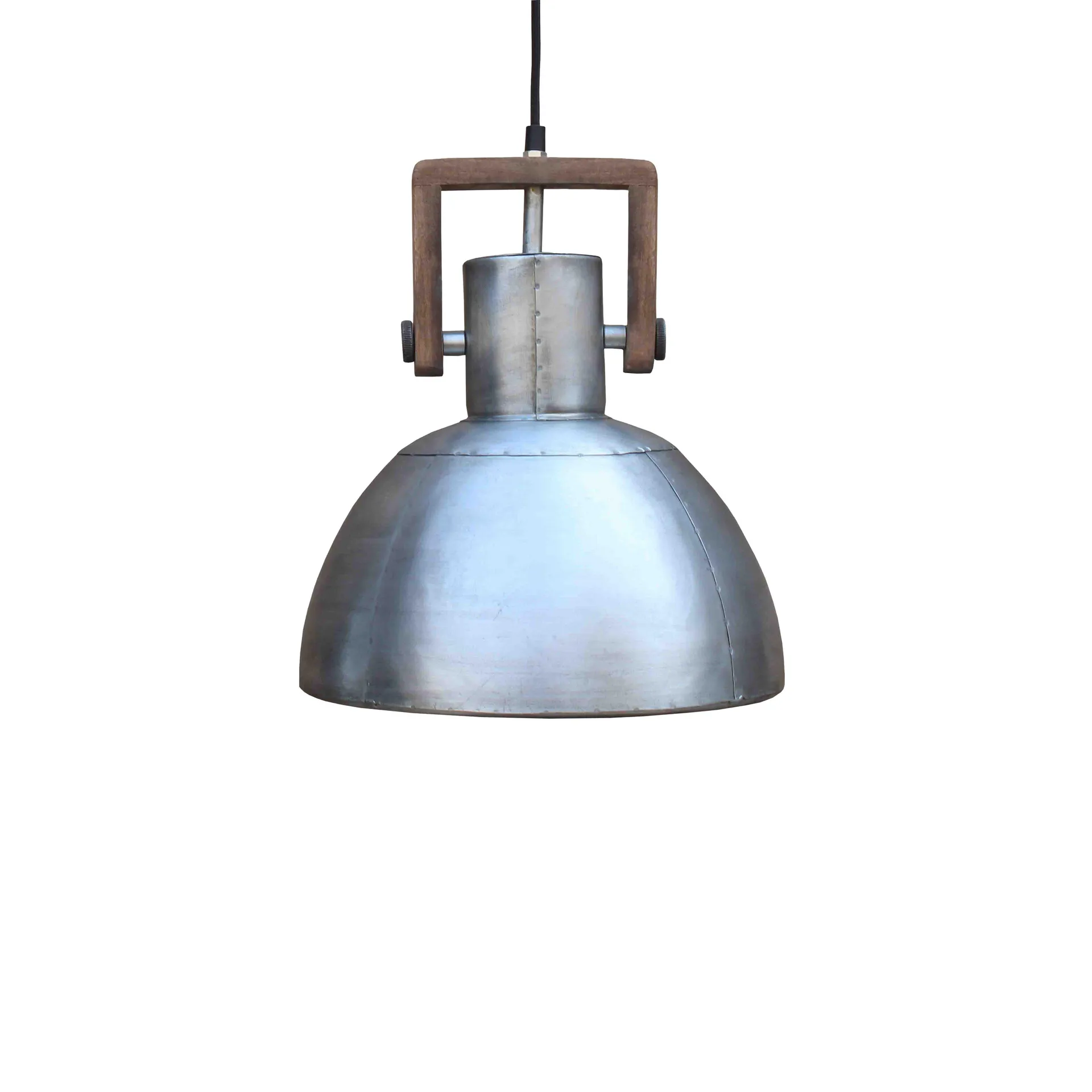 Ashby single ceiling lamp Ø29 cm, pale silver PR Home