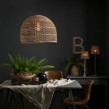 Cebu ceiling lamp - Natural, Ø57 cm - PR Home
