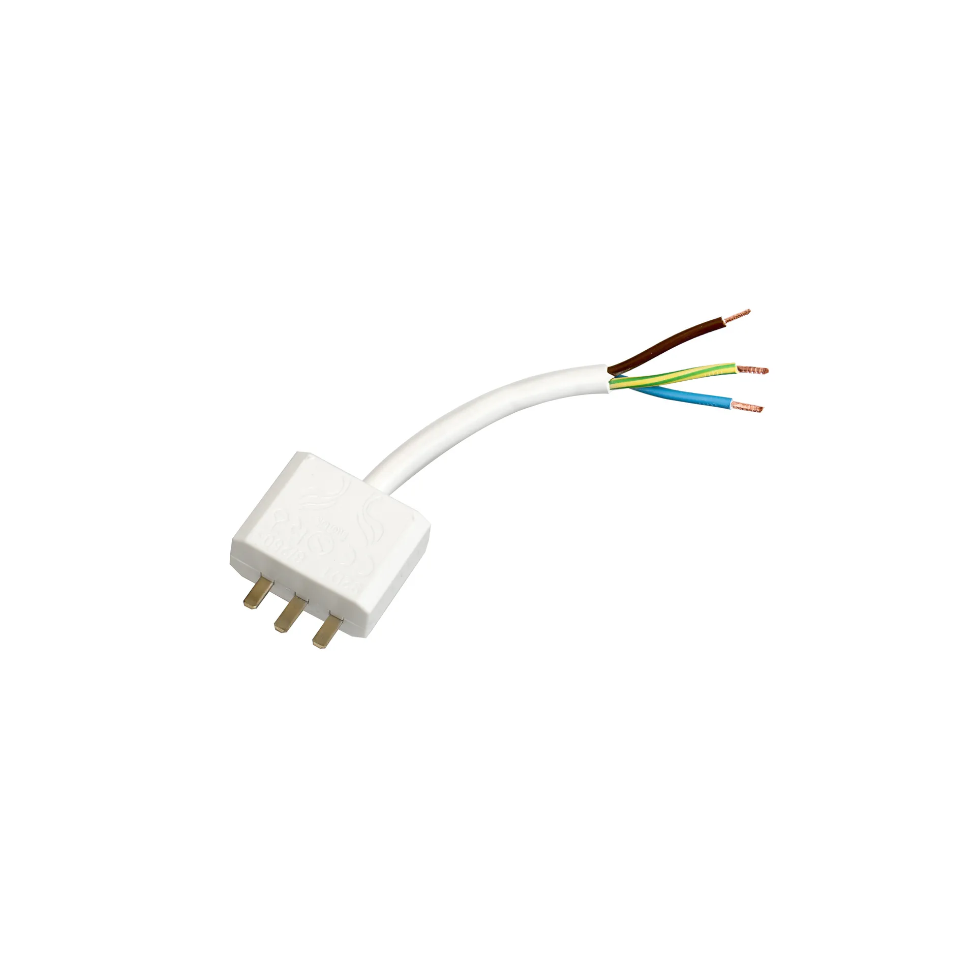 Ceiling connection DCL grounded, white PR Home