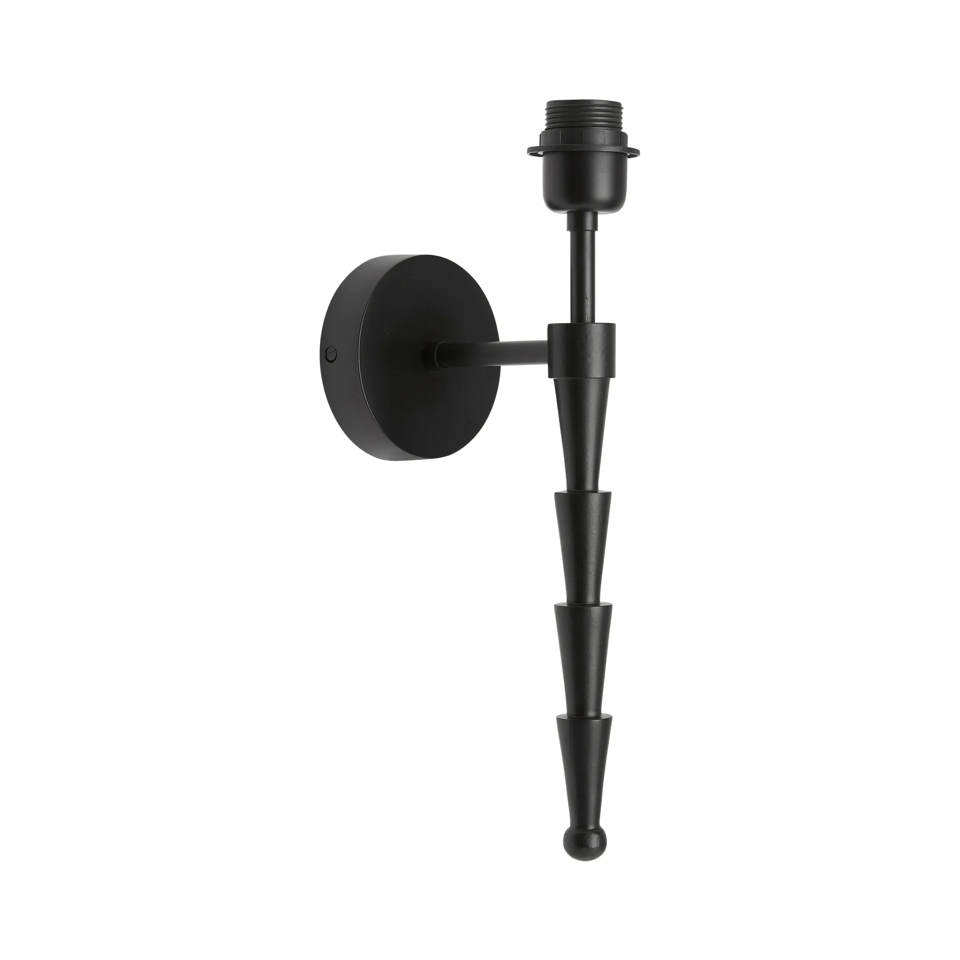 Chloe wall lamp 38 cm, matte black PR Home