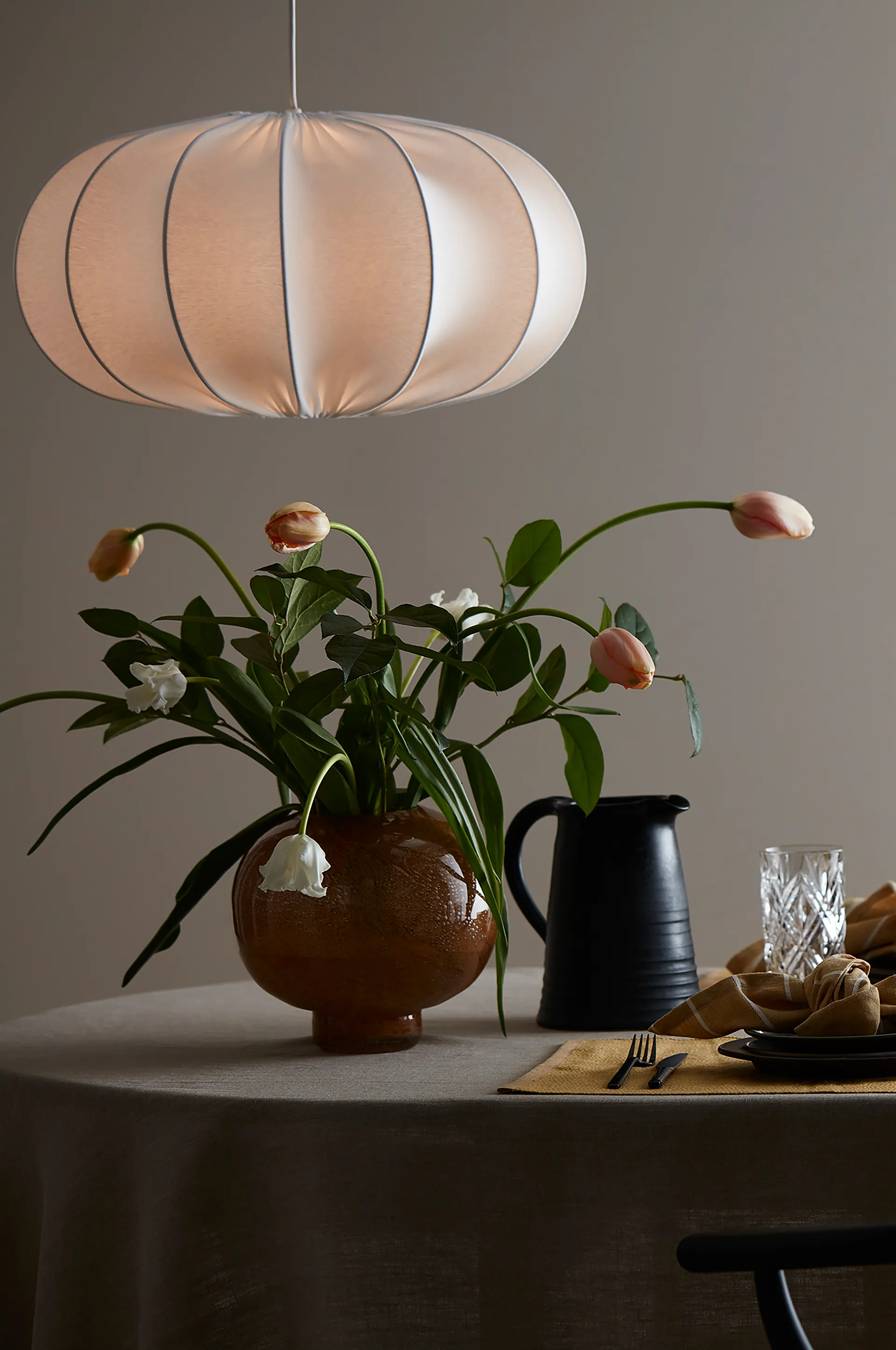 Dalia lamp shade 50 cm, White PR Home