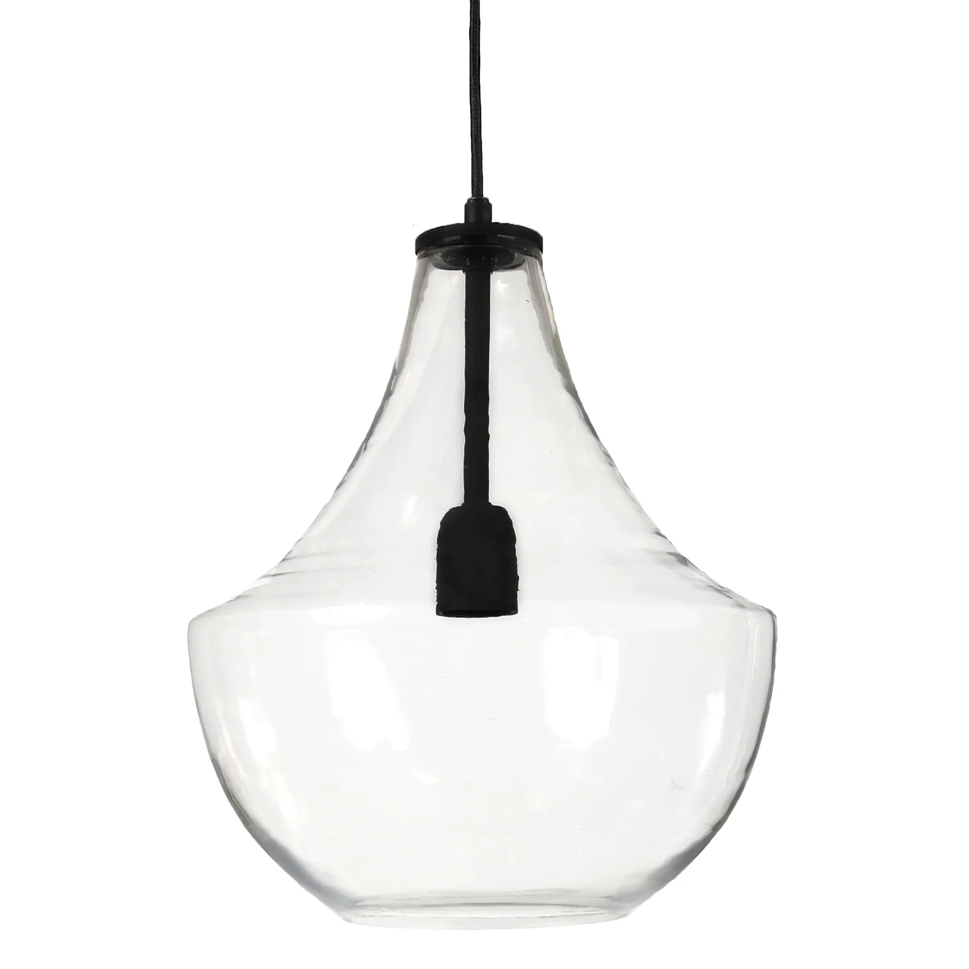 Hamilton ceiling lamp 30 cm, clear-black PR Home