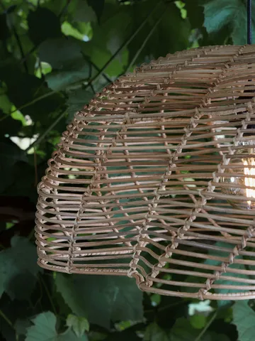 Mayla outdoor pendant lamp - Natural, Ø53x32 cm - PR Home