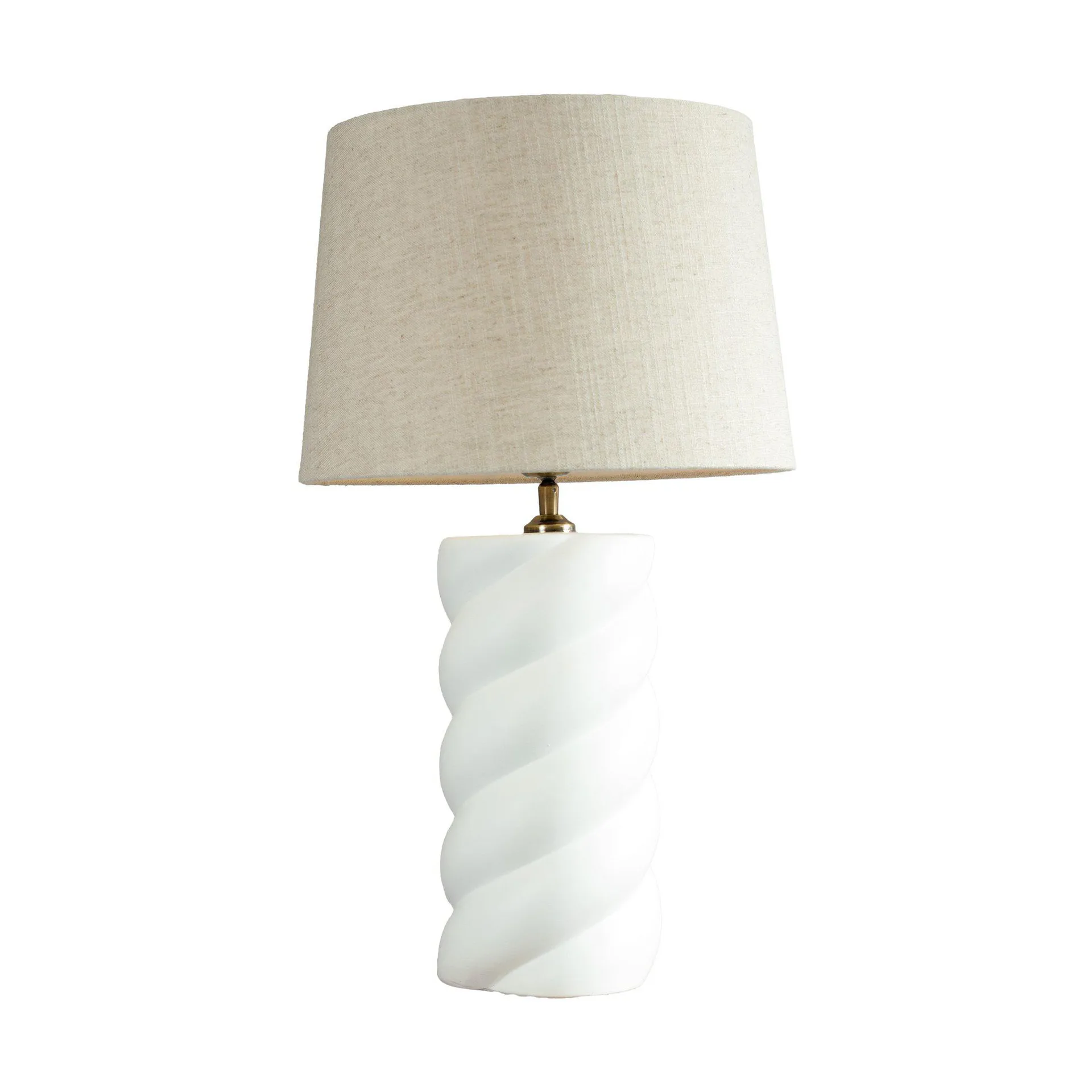 Spin table lamp, White-beige PR Home