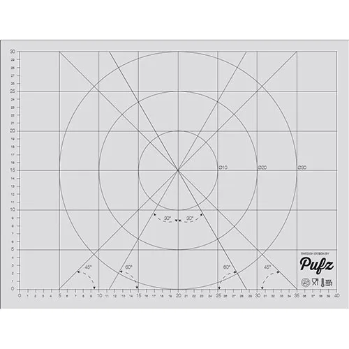 Oven Sheet Cloth 33x43 cm, White Pufz