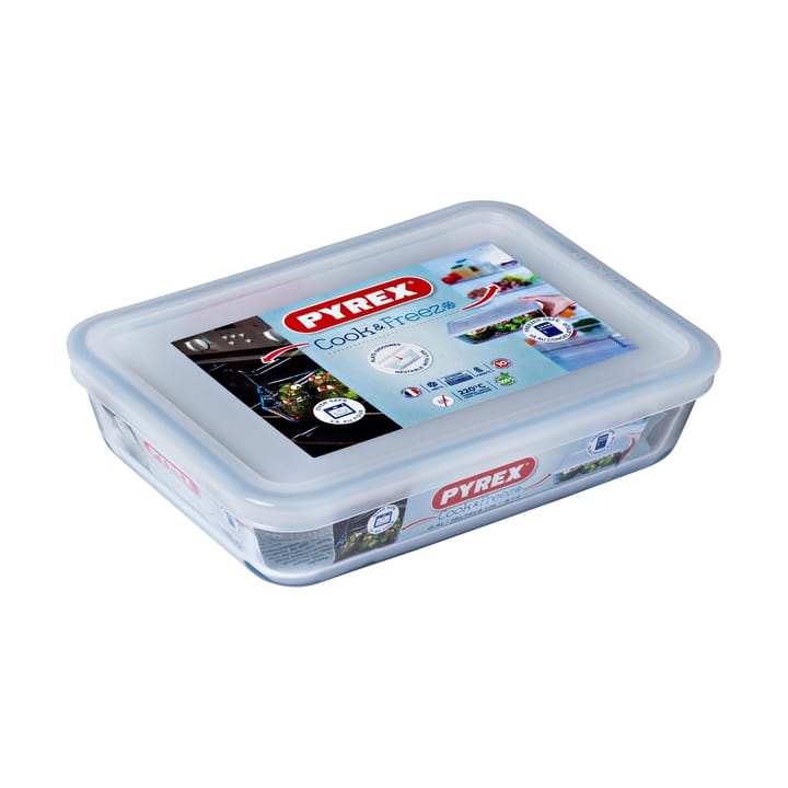 Cook & Freez rectangular dish with lid - 19x14 cm - Pyrex