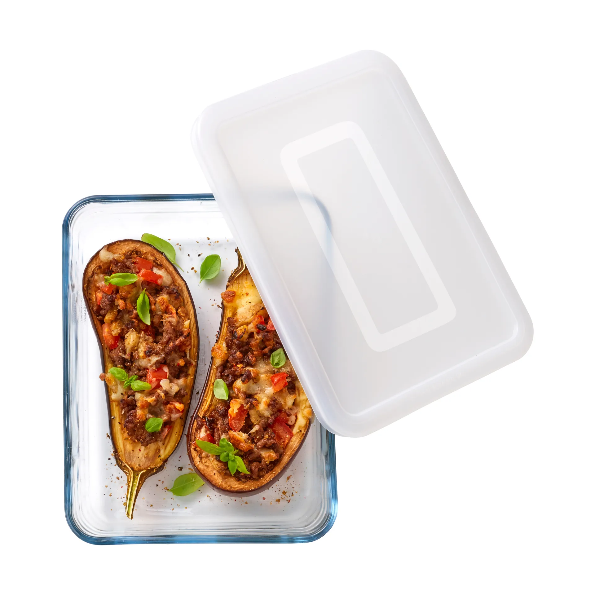 Cook & Freez rectangular dish with lid, 27x22x9 cm Pyrex
