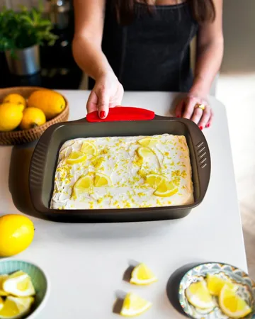 Pyrex Asimetria baking dish - Silicone, rectangular, 25 cm - Pyrex