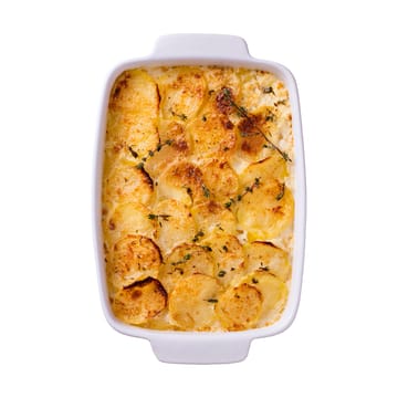 Pyrex rectangular ceramic dish white - 35x25 cm - Pyrex
