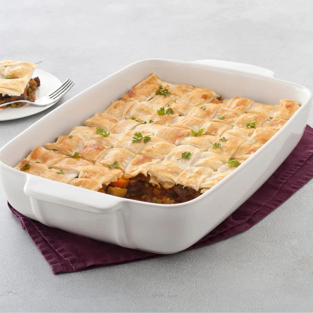 Pyrex rectangular ceramic dish white, 35x25 cm Pyrex