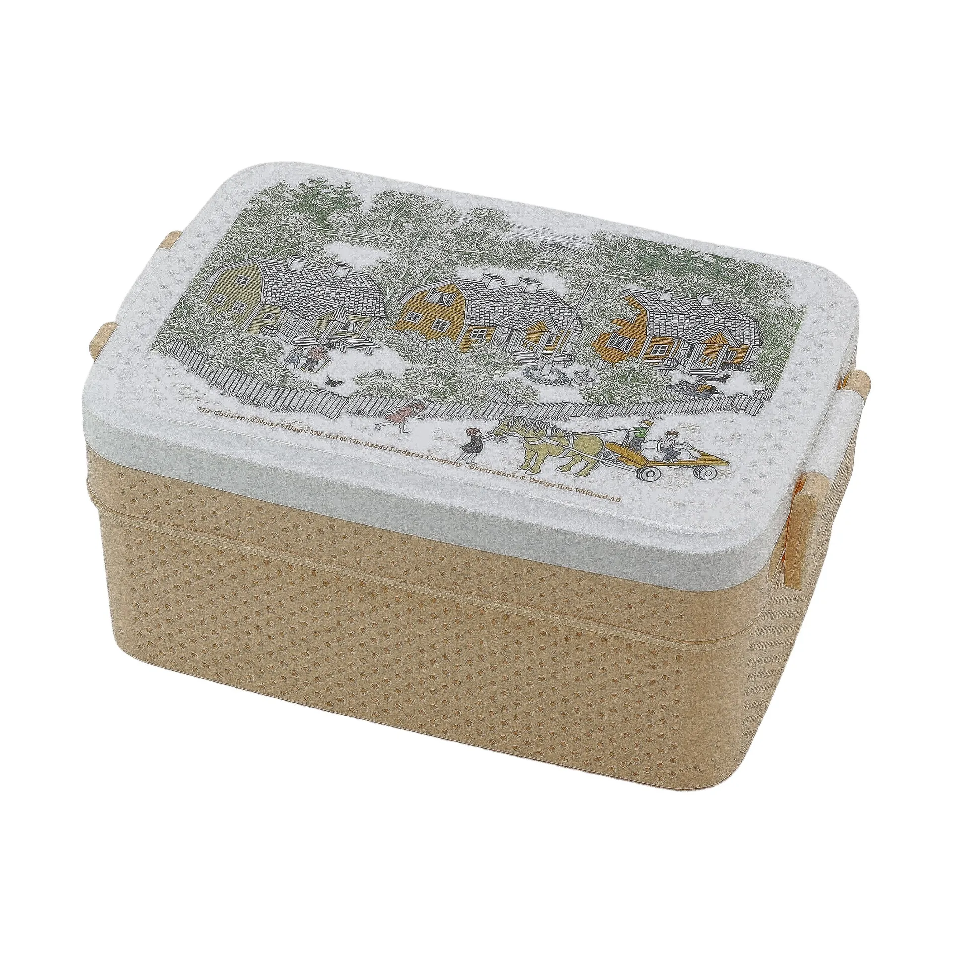 Barnen i Bullerbyn lunch box 8x18.5 cm, Multi Rätt Start