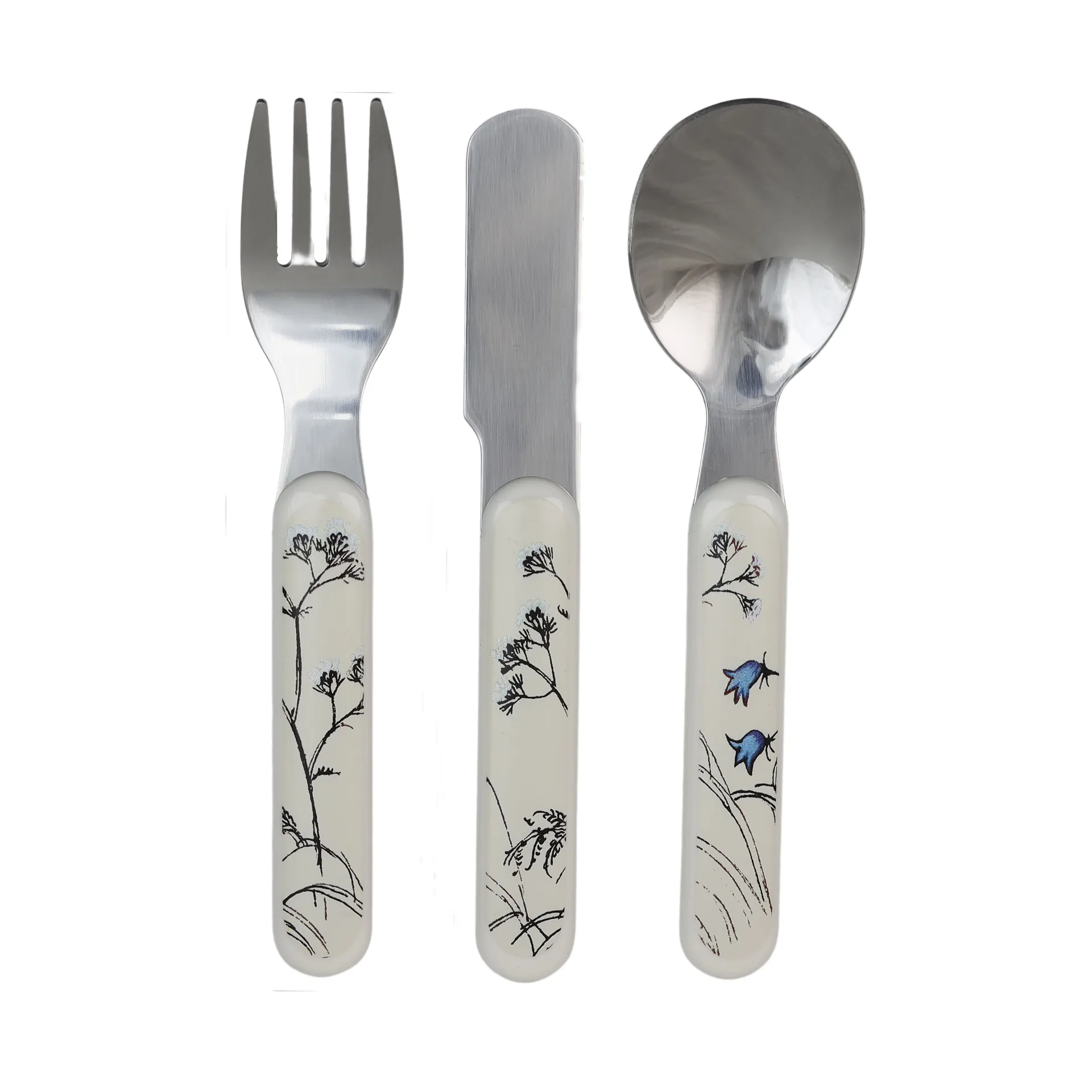 Emil i Lönneberga children's cutlery 3 pieces, White Rätt Start