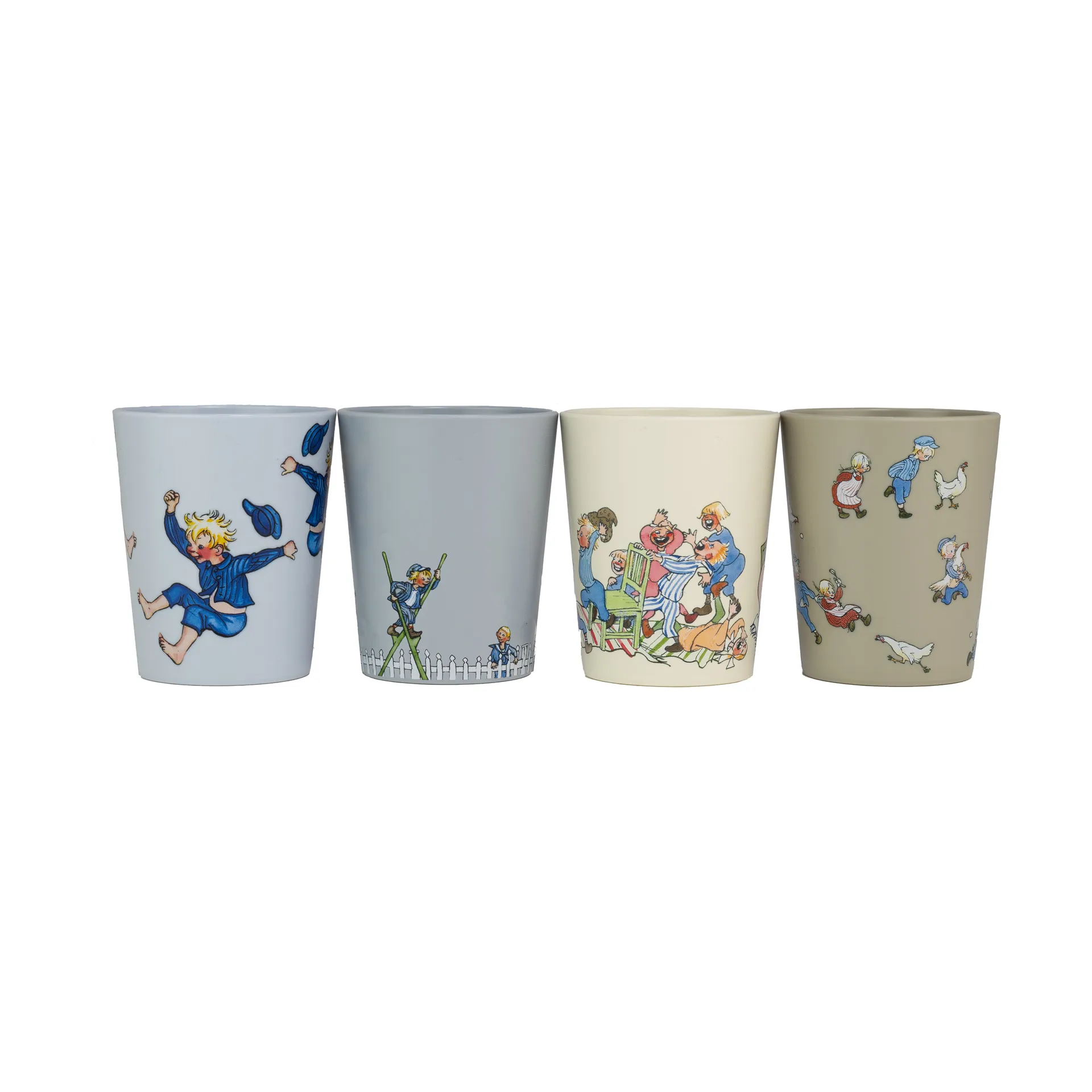 Emil i Lönneberga collectible cups 15 cl 4-pack, Multi Rätt Start