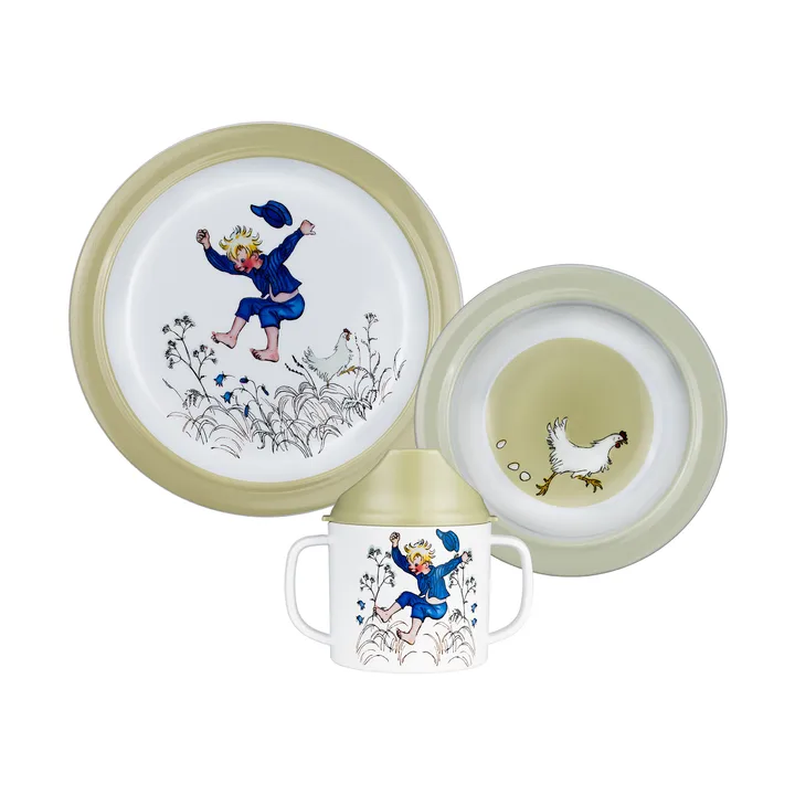 Emil in Lönneberga kids’ dinnerware set - 3 parts - Rätt Start