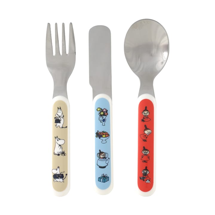 Moomin Little My cutlery set 3 pieces - Multi - Rätt Start
