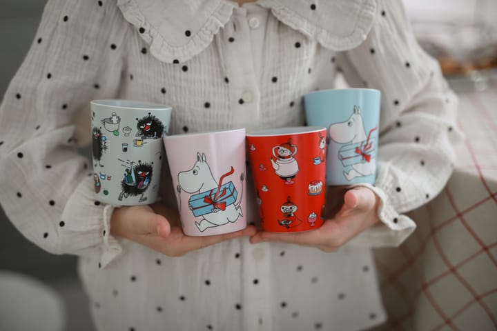 Moomin Little My tumbler mugs 20 cl 2-pack, Red-pink Rätt Start