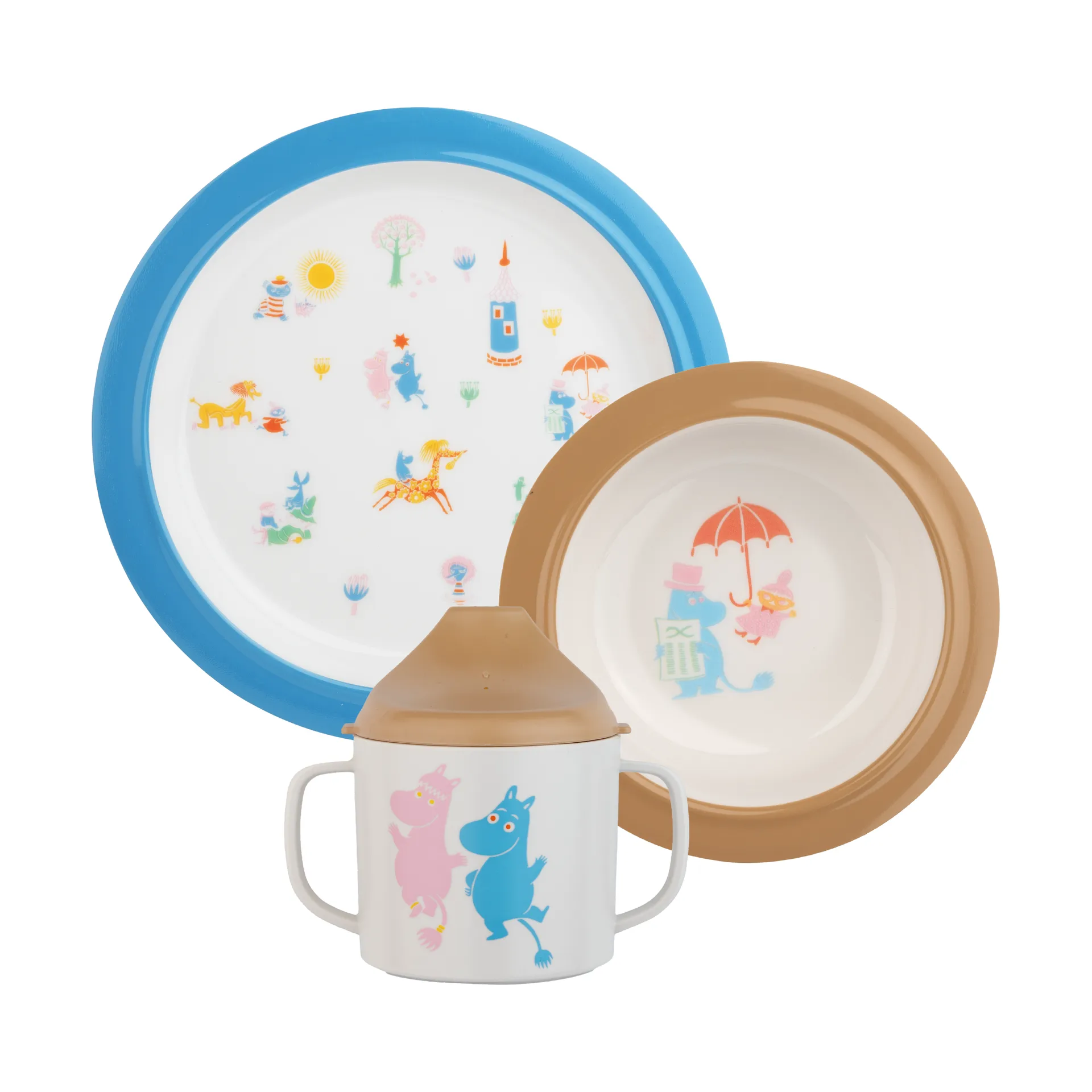 Mumin 80 children's dinnerware set 3 pieces, Multi Rätt Start
