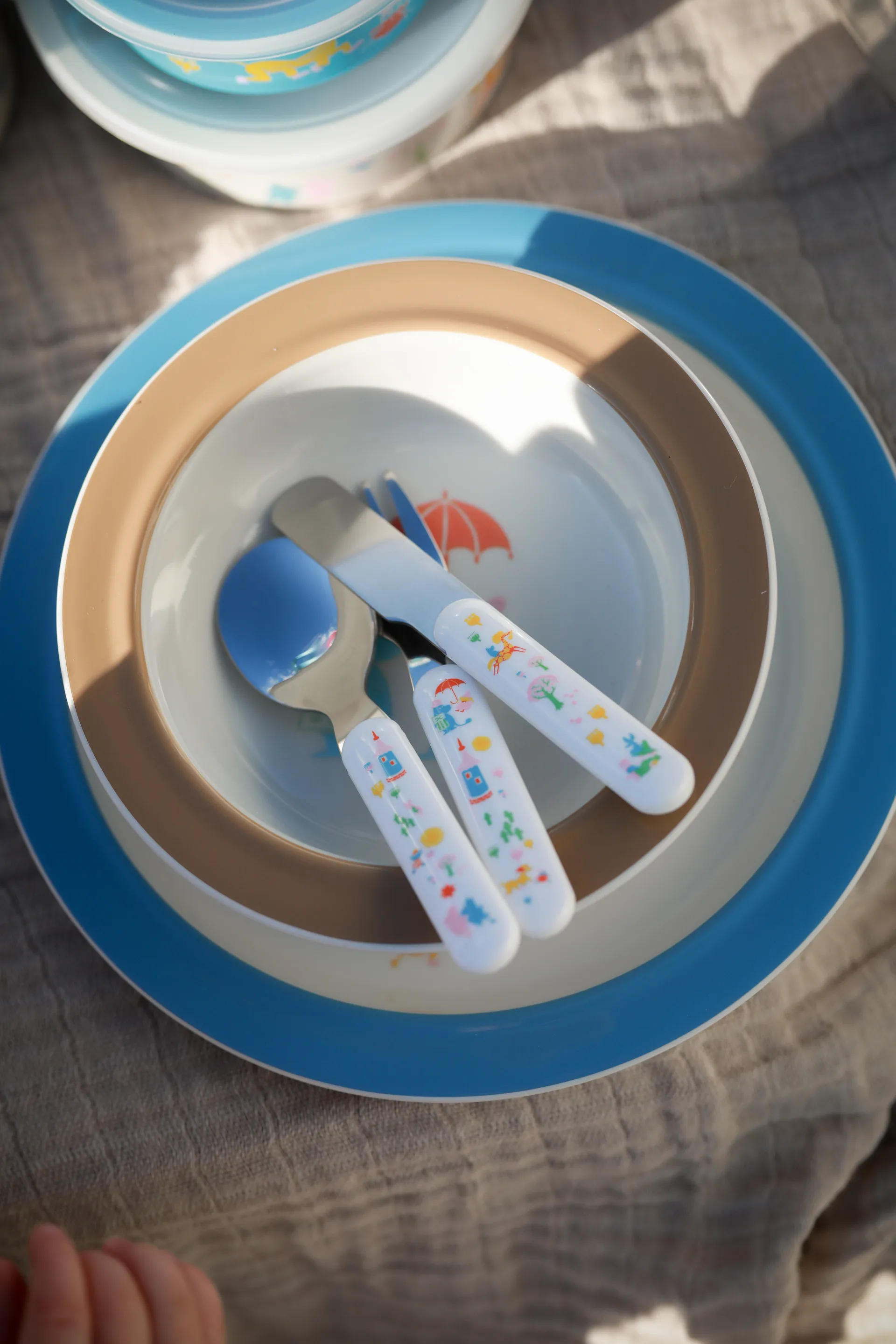 Mumin 80 children's dinnerware set 3 pieces, Multi Rätt Start