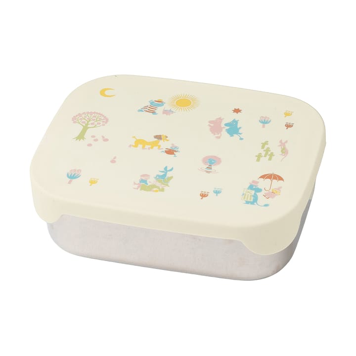 Mumin 80 lunchbox metal 13x17 cm - Beige - Rätt Start