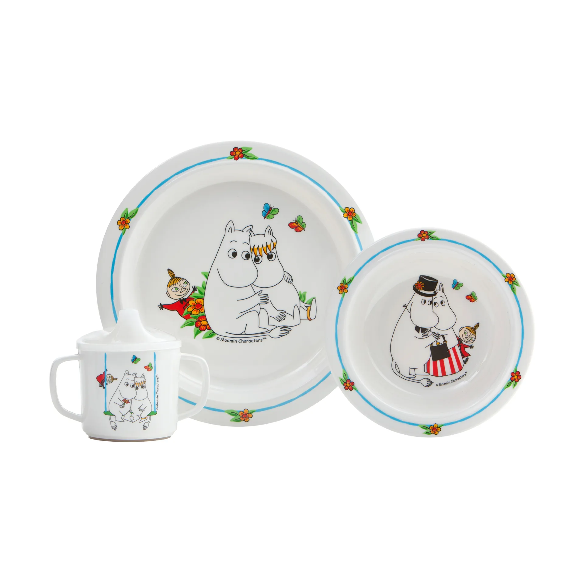 Mumin children's dinnerware set 3 pieces, White Rätt Start