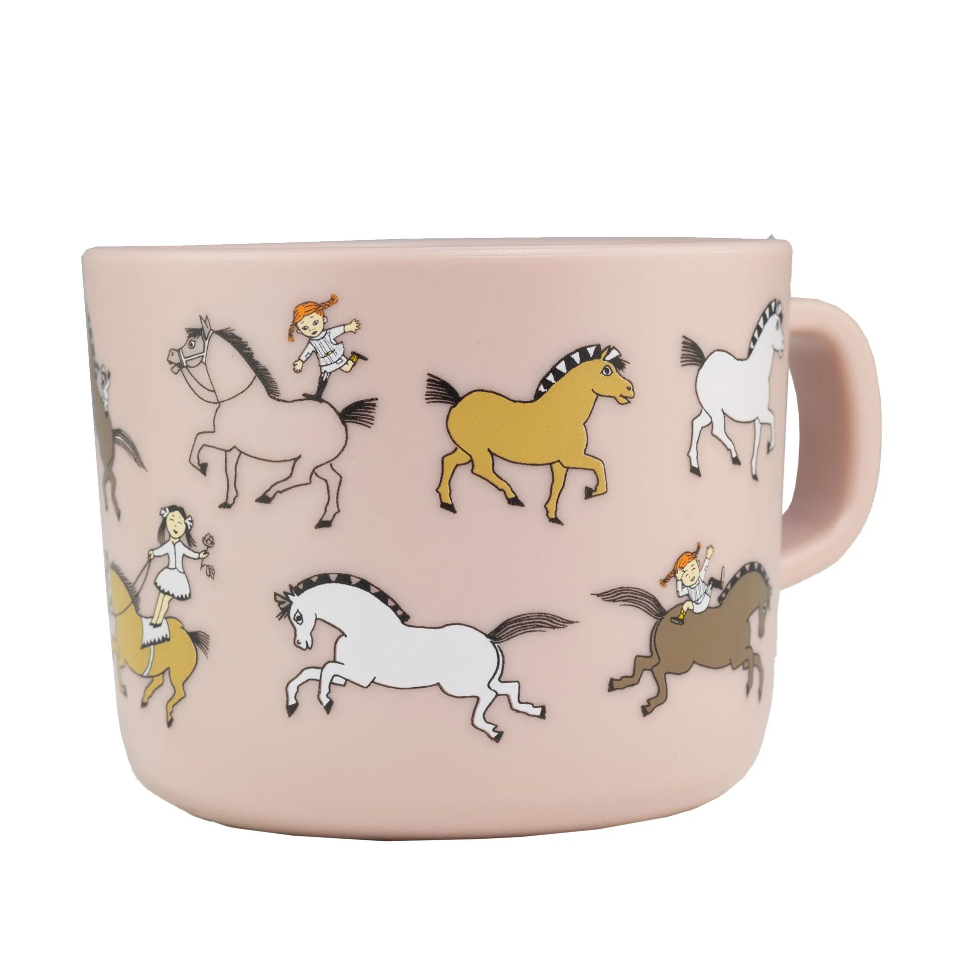 Pippi Cirkus mug 25 cl, Pink Rätt Start