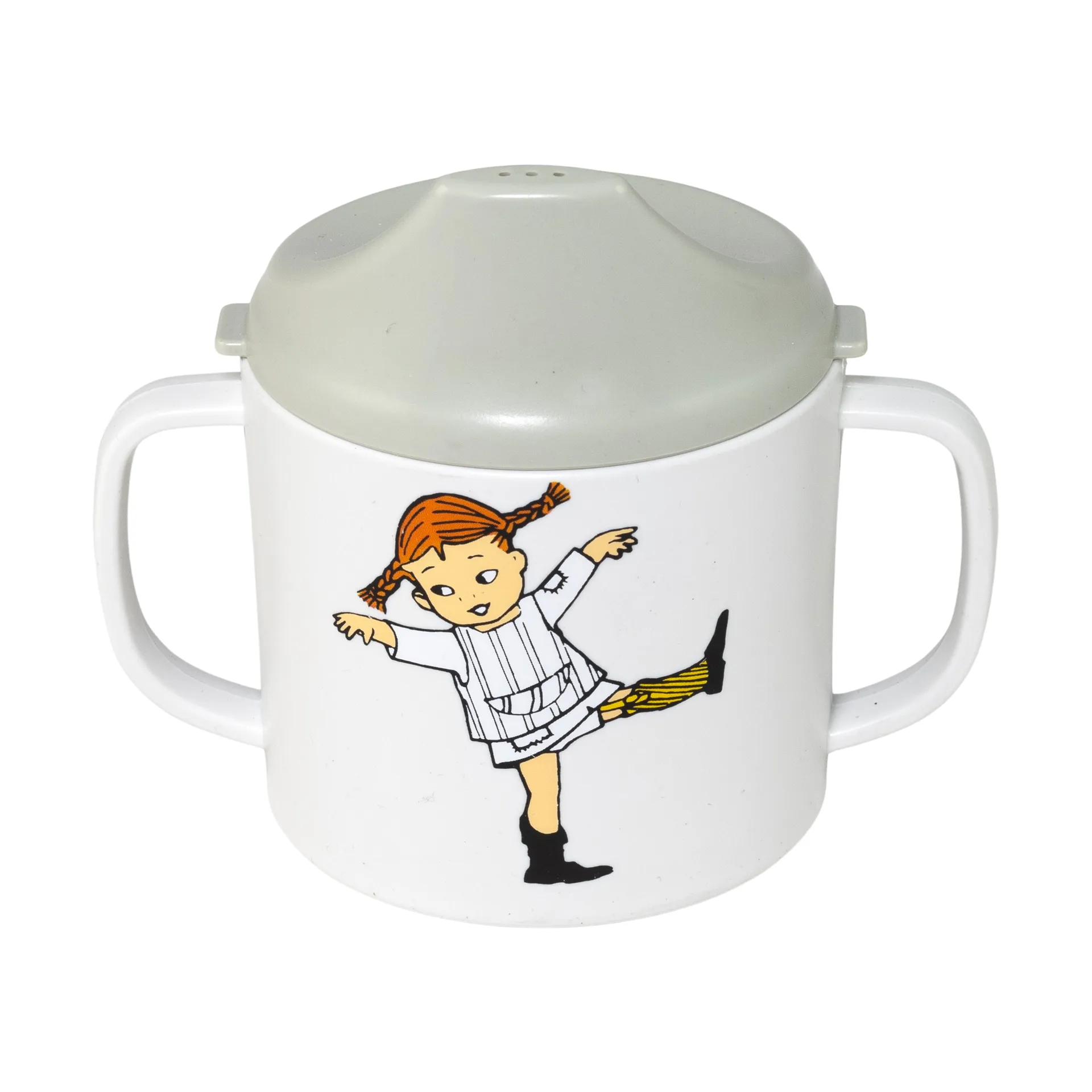 Pippi Cirkus sippy cup 20 cl, beige Rätt Start