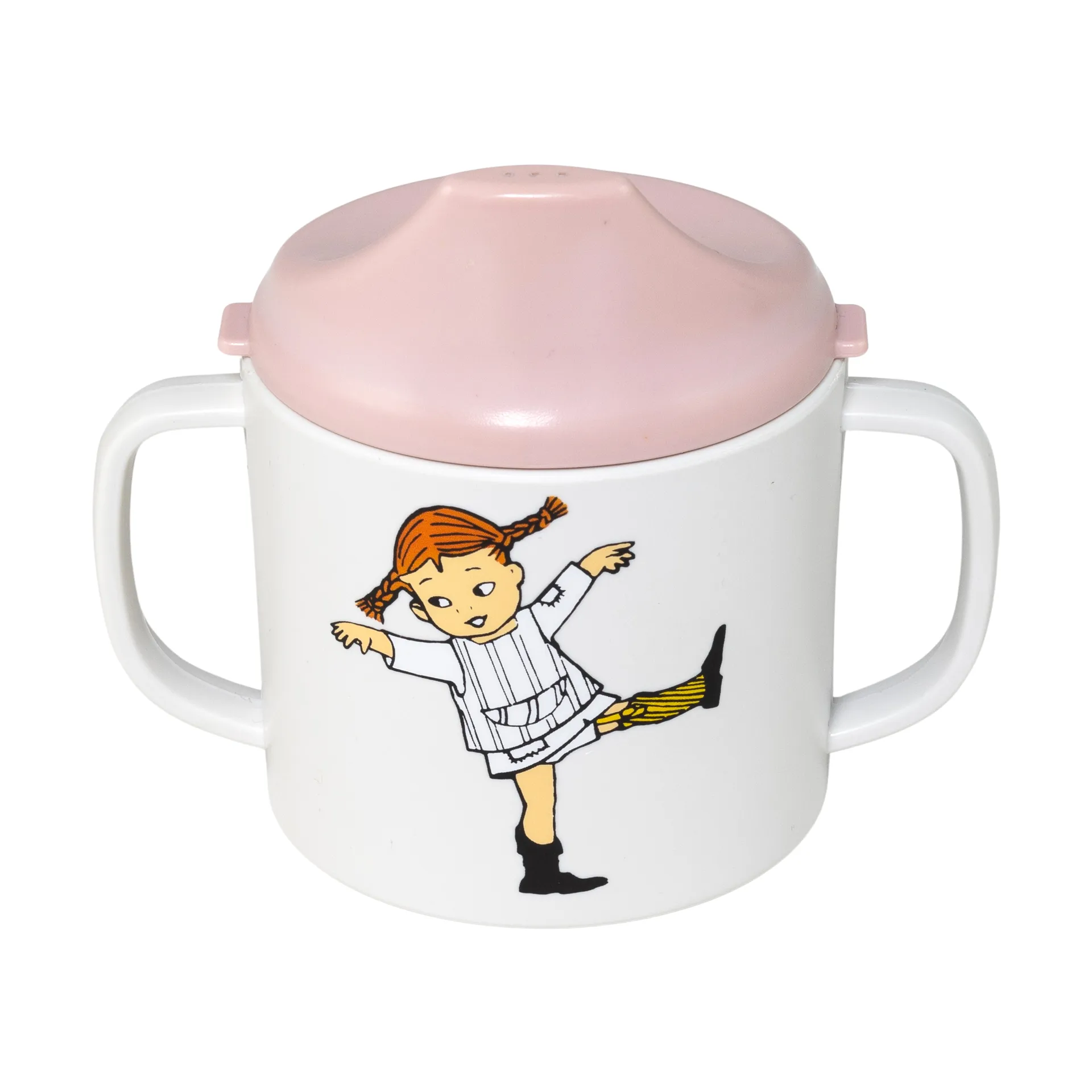Pippi Cirkus sippy cup 20 cl, Pink Rätt Start