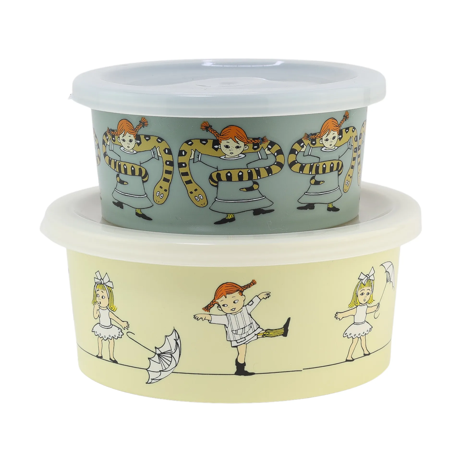 Pippi Cirkus snack box 2-pack, Multi Rätt Start
