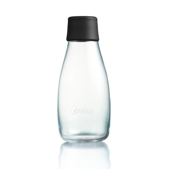 Retap glass bottle 0.3 l, black Retap