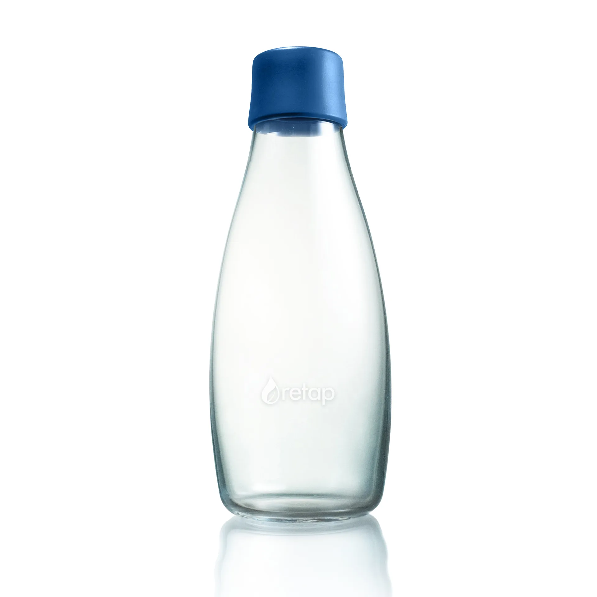 Retap glass bottle 0.5 l, Dark blue Retap