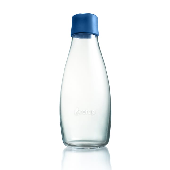 Retap glass bottle 0.5 l, dark blue Retap