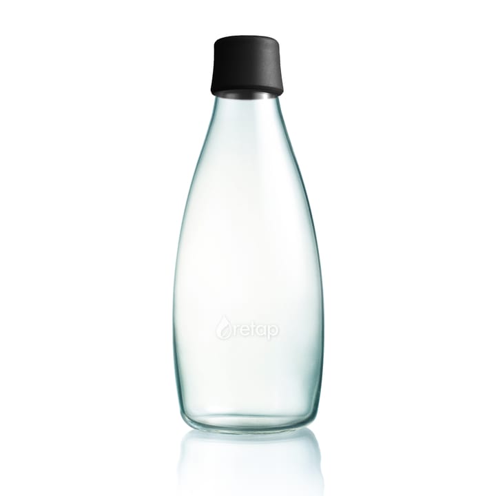 Retap glass bottle 0.8 l, black Retap