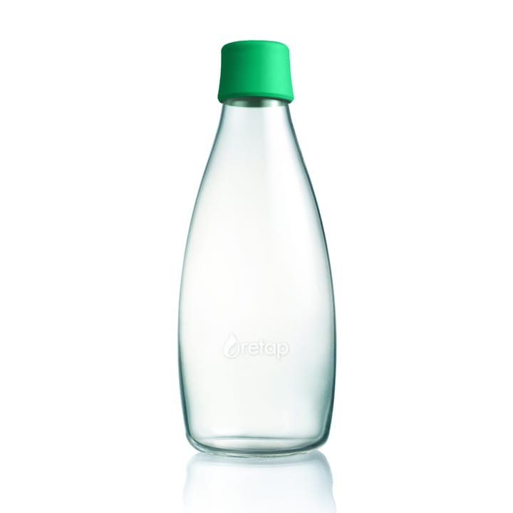 Retap glass bottle 0.8 l, dark green Retap