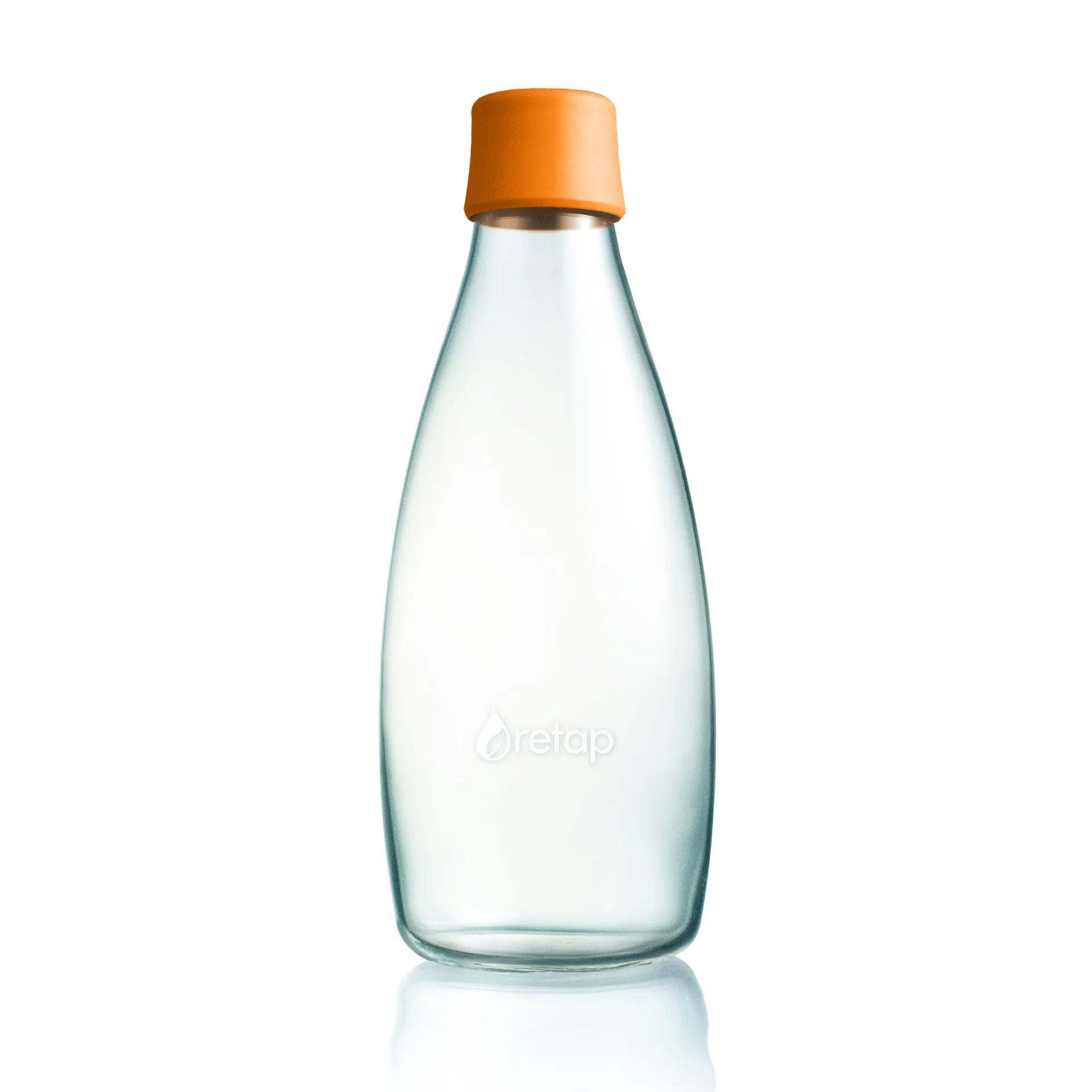 Retap glass bottle 0.8 l, orange Retap